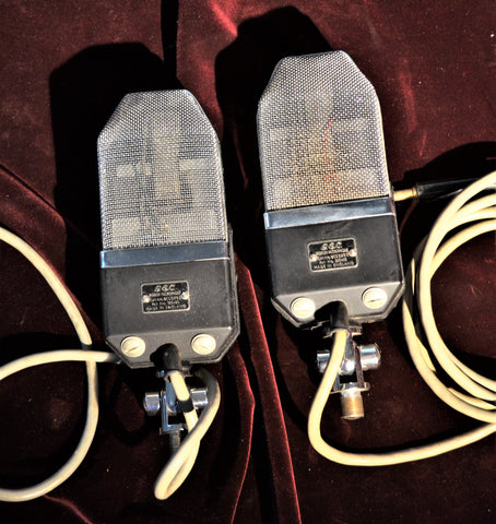 Unobtainium! GEC ribbon microphones Gorgeous and they sound wonderful super rare