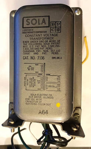 SOLA CVE-3 or A64 Constant Voltage Transformer (80s?)