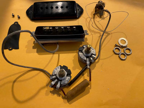 Gibson ES125 1949 P90 With Original Wiring Harness Truss Rod Cover