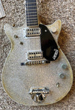 Gretsch 6129 Duo Jet 1962 Silver Sparkle Classic Guitar. Vintage Rare