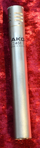 Akg C451E Silver Condenser Microphone Excellent Condition!!