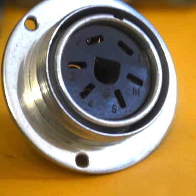 AKG Ela M251 Female Chassis Mount Connector '50s - '60s