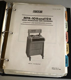 Otari MTR10 & MTR12 Original Manual (1990s?)