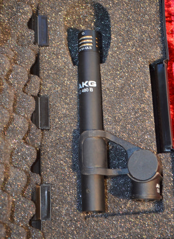 Akg C480B comb-ULS/61 Small Diaphragm Condenser Microphone Excellent Condition!