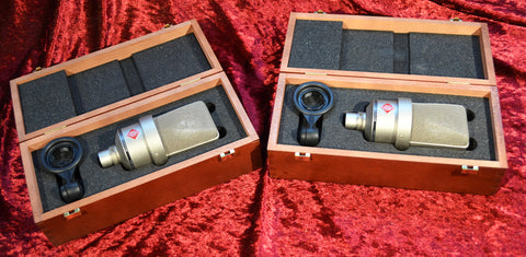 Neumann One Pair Tlm 103 Microphones Immaculate Condition