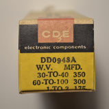 Capacitor Cornell Dubilier DD0948A 40uF 350v