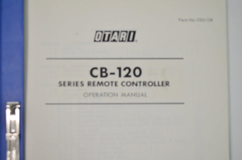 Otari Original  Manual CB-120 Remote Control