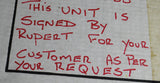 Amek 9098 Equalizer #00316 Signed By Rupert Neve! In original carton.