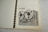 Studer A62 Service Manual